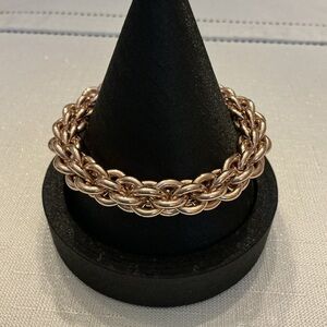 AUREA Rope Double Chain Gold Plated Bracelet